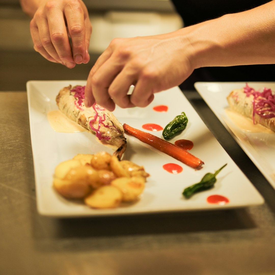 Preparación minuciosa de platos fusión